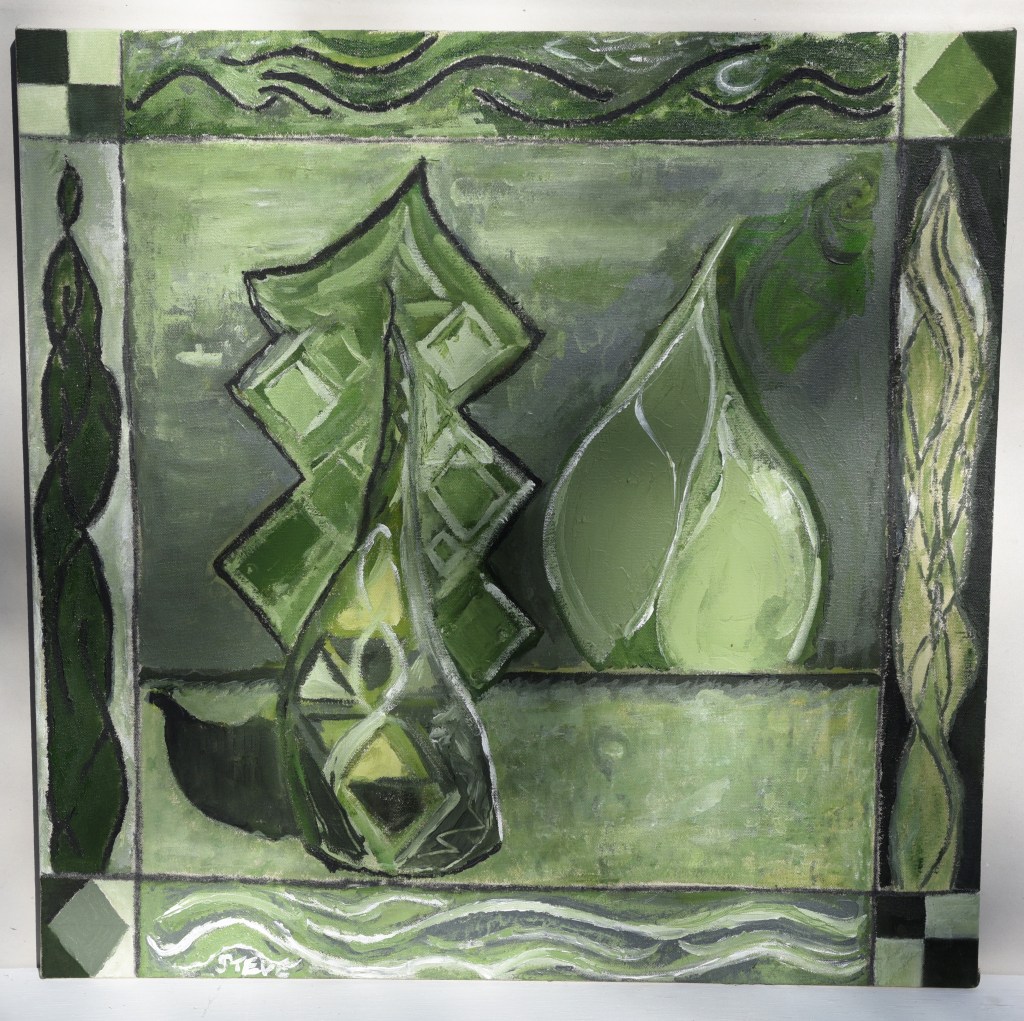 "Crossings (The Atmospheric River)" - Acrylic on Canvas 2021