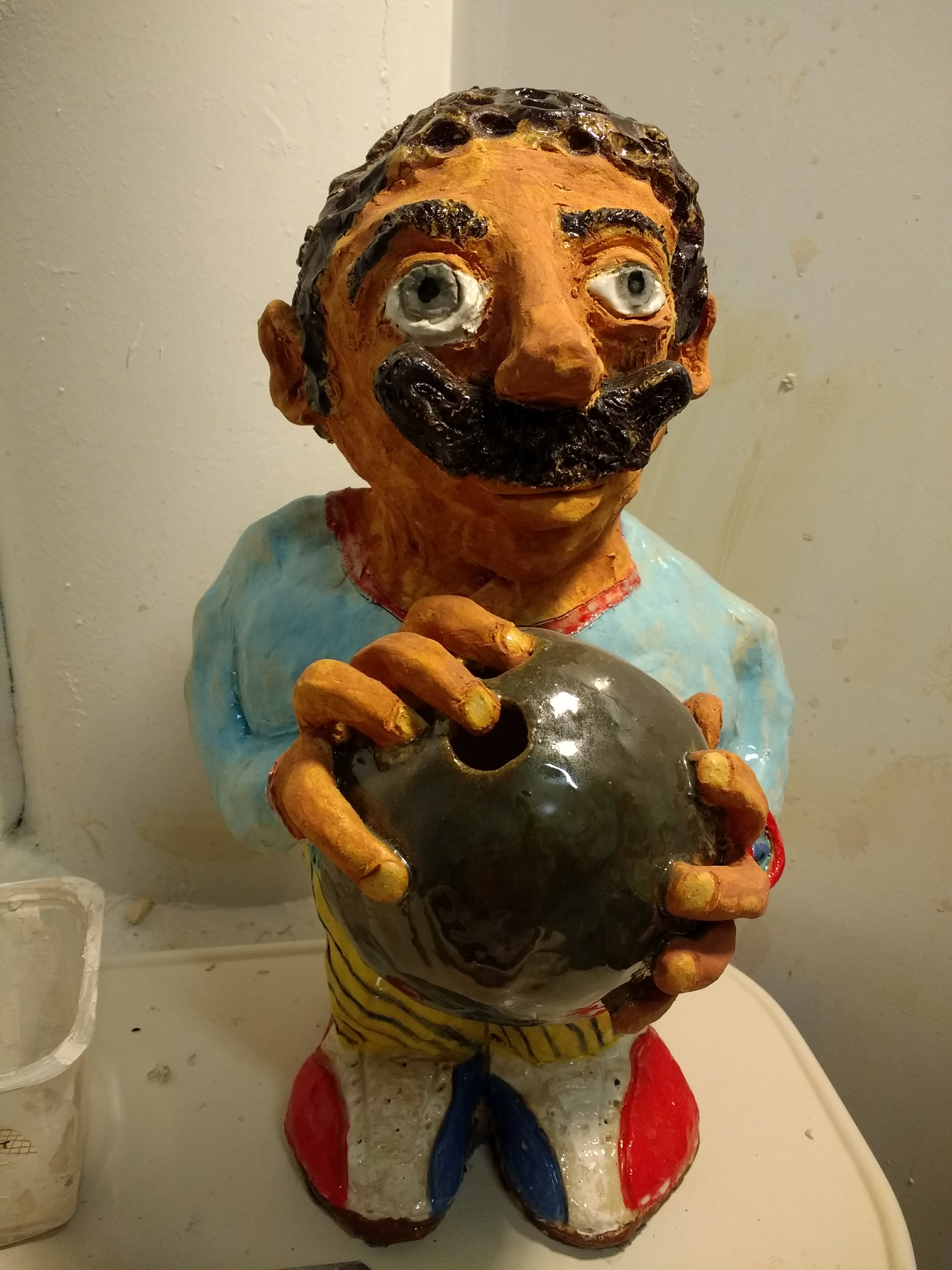 "Luigi" Ceramic Scupture