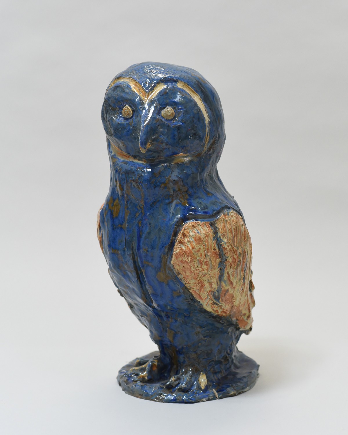 "The Guardian" Mid-Fired Ceramic Sculpture 2019 16" H X 6" W X 8" D